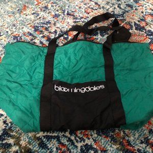 Green Bloomingdales Duffle Bag